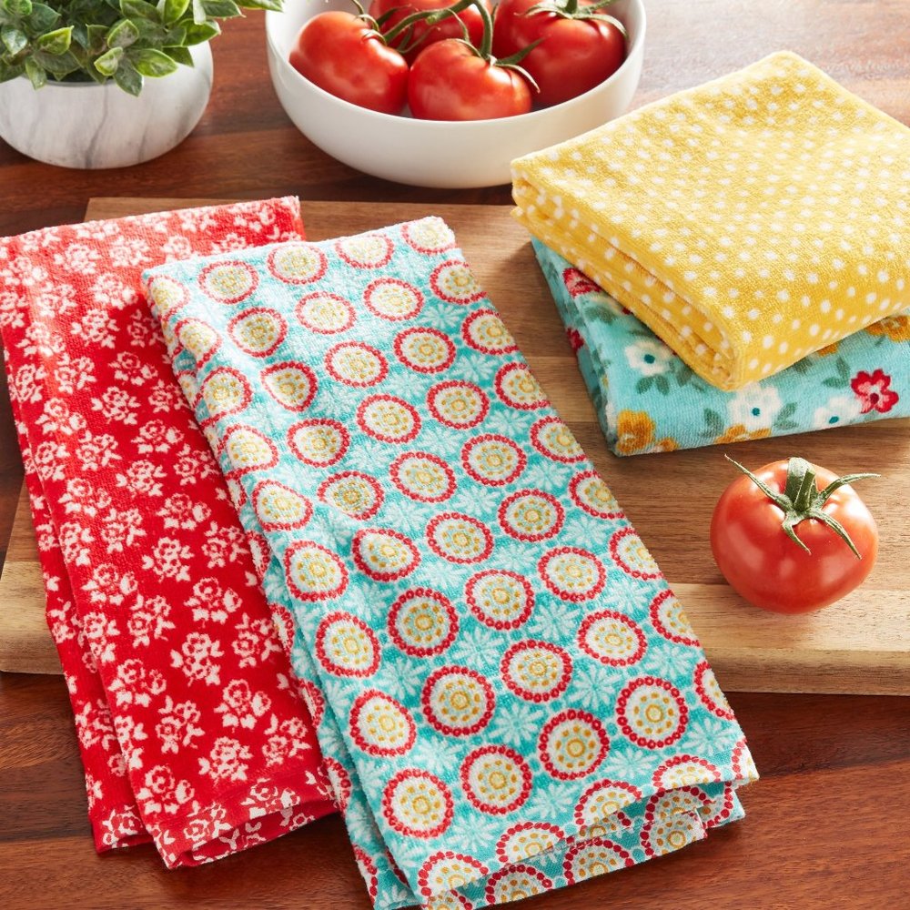 The Pioneer Woman, Spring Floral Kitchen Towel Set